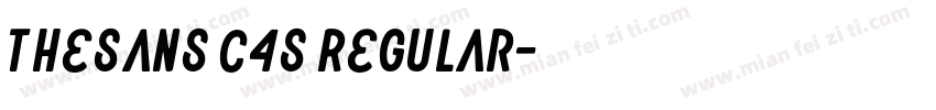 TheSans C4s Regular字体转换